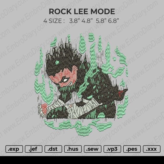 Rock Lee Mode Embroidery