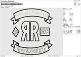 Reckless Applique Embroidery File 6 size