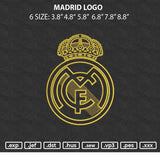 Madrid Gold Embroidery File 6 sizes