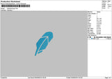 Robin Embroidery File 6 sizes