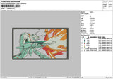 Robotechrectangle Embroidery File 6 sizes