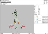 Ronaldov2 Embroidery File 6 sizes