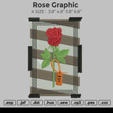 Rose Graphic Embroidery