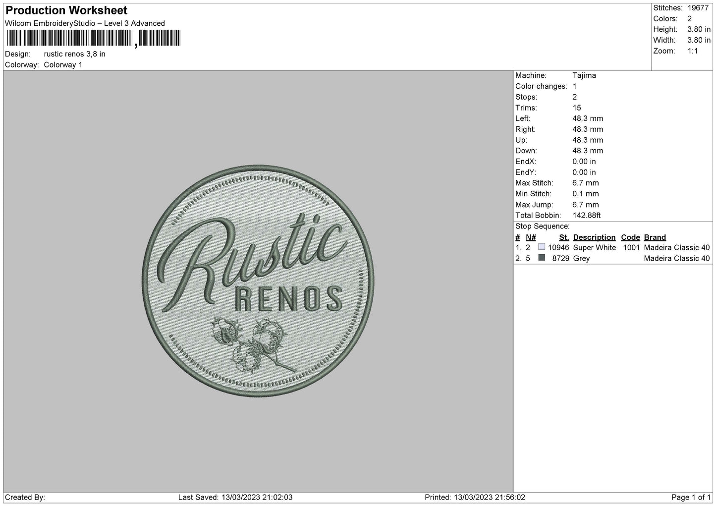 Rustic R Embroidery File 6 sizes