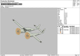 Plans 1403 Embroidery File 6 sizes