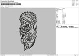 Ryomen Line Embroidery File 6 sizes