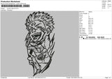 Ryomen Line Embroidery File 6 sizes