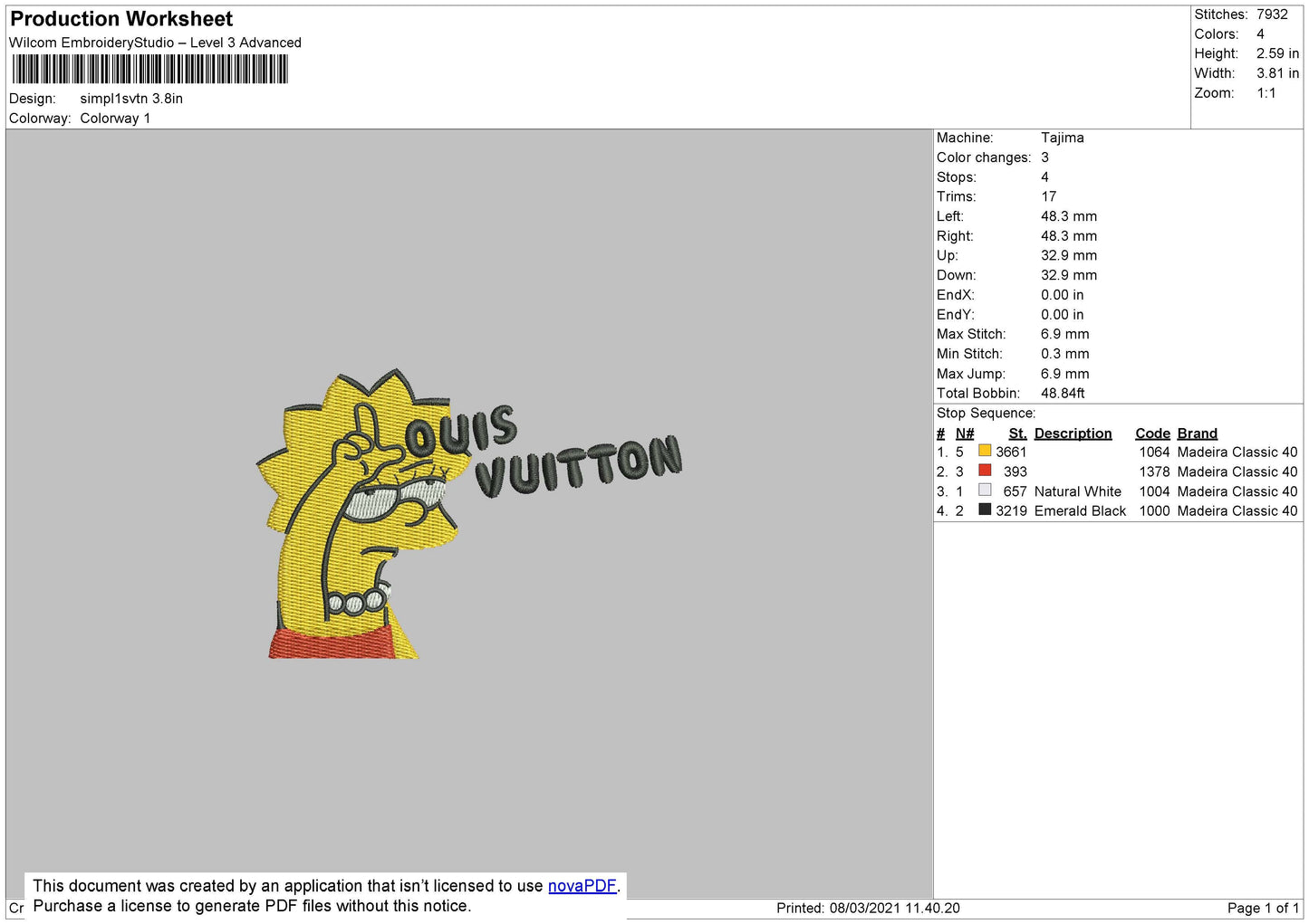 Simpson Louise V