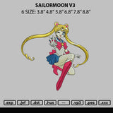 Sailormoon V3 Embroidery