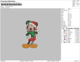 Santa Mickey Embroidery