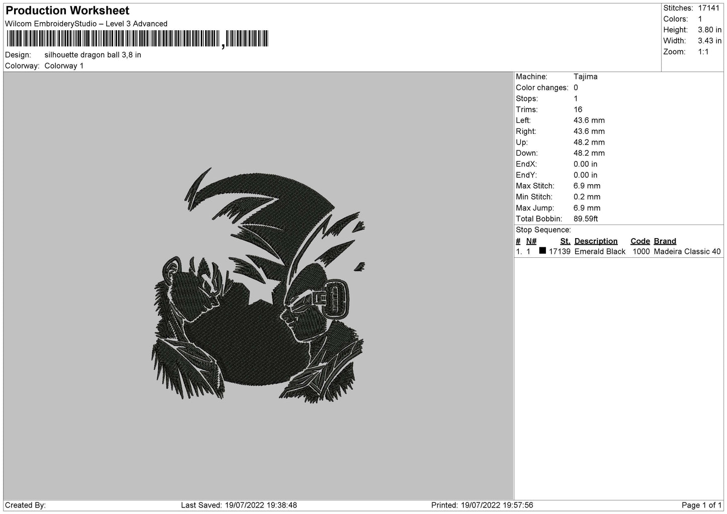 Silhouette Dragon Ball
