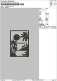 Silhouette 0409 Embroidery File 6 sizes