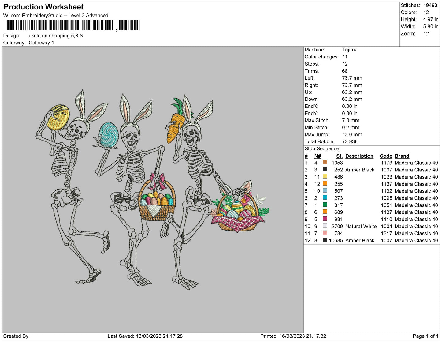 skeleton shopping