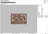 Slicktext Embroidery File 6 sizes