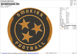 Smokisfootball Embroidery File 6 size