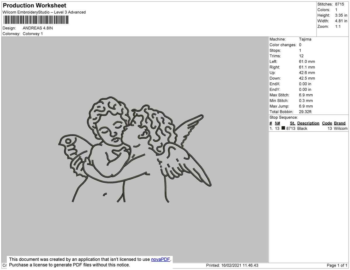 angel Embroidery