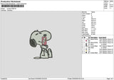 Snoopy Pibb Embroidery File 6 sizes