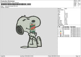Snoopy Dietdew Embroidery File 6 sizes