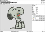 Snoopy Dietdew Embroidery File 6 sizes