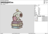 Snoopy0602 Embroidery File 6 sizes