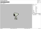 Snoopystand Embroidery File 6 sizes
