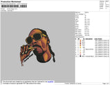 Snoop Dog Embroidery