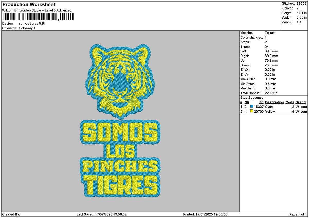 Somostext Embroidery File 6 sizes