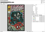 Spider Full Color Embroidery File 6 sizes