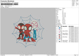 Spiders 1509 Embroidery File 6 sizes