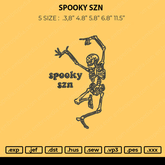 Spooky SZN Embroidery