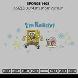 Sponge 1408 Embroidery File 6 sizes
