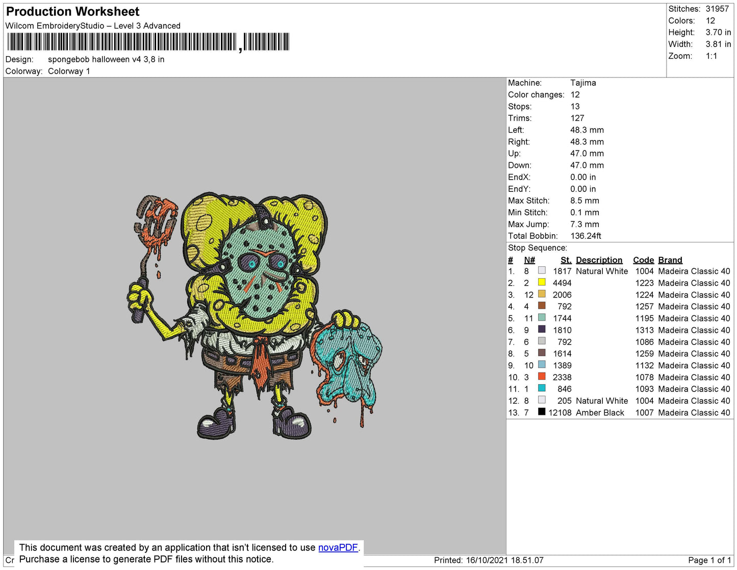 Spongebob Halloween