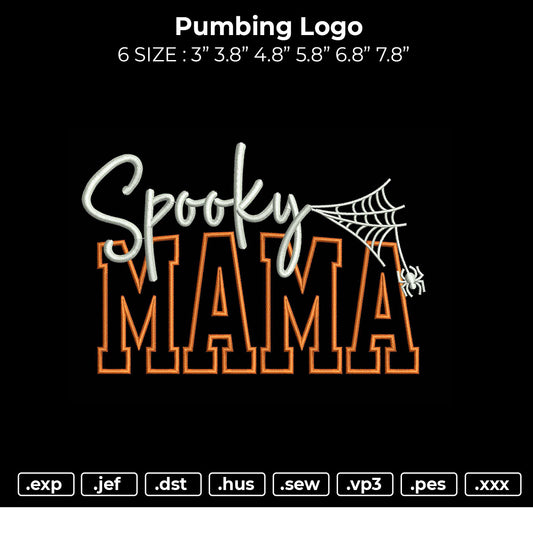 Spooky Mama Embroidery File 6 size