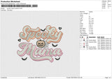 Spooky Mama Spider2 Embroidery File 6 size