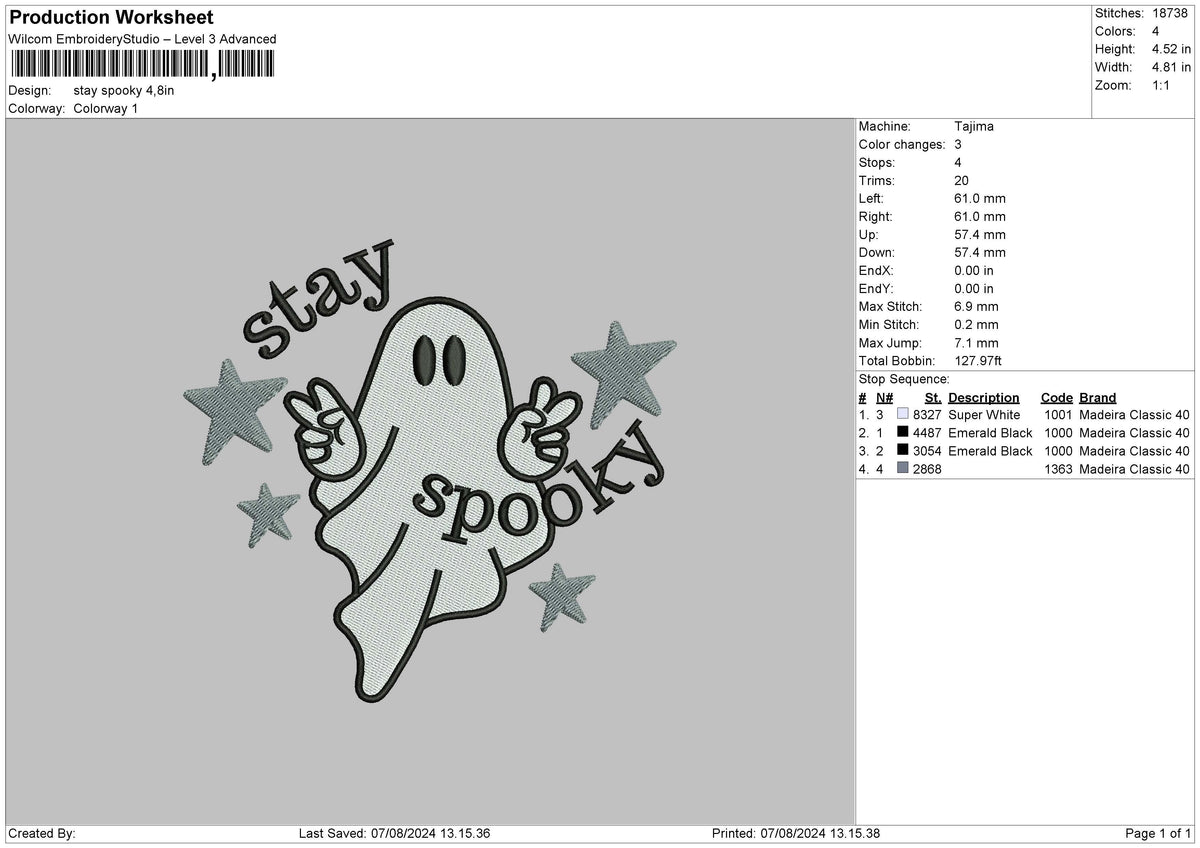 Spooky 0708 Embroidery File 6 sizes
