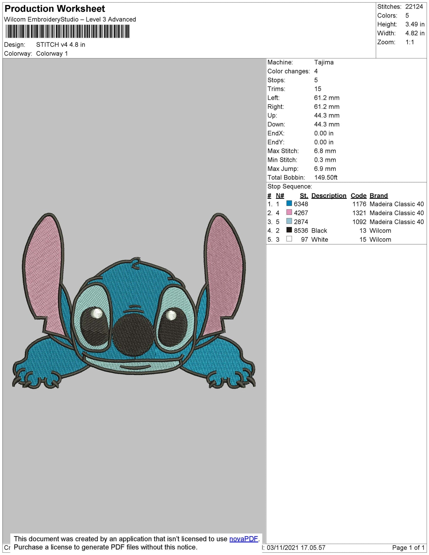 Stitch v4 Embroidery