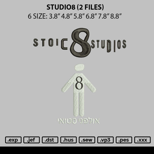 Studio8 Embroidery 2 Files