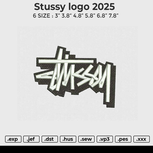 Stussy logo 2025 Embroidery File 6 size