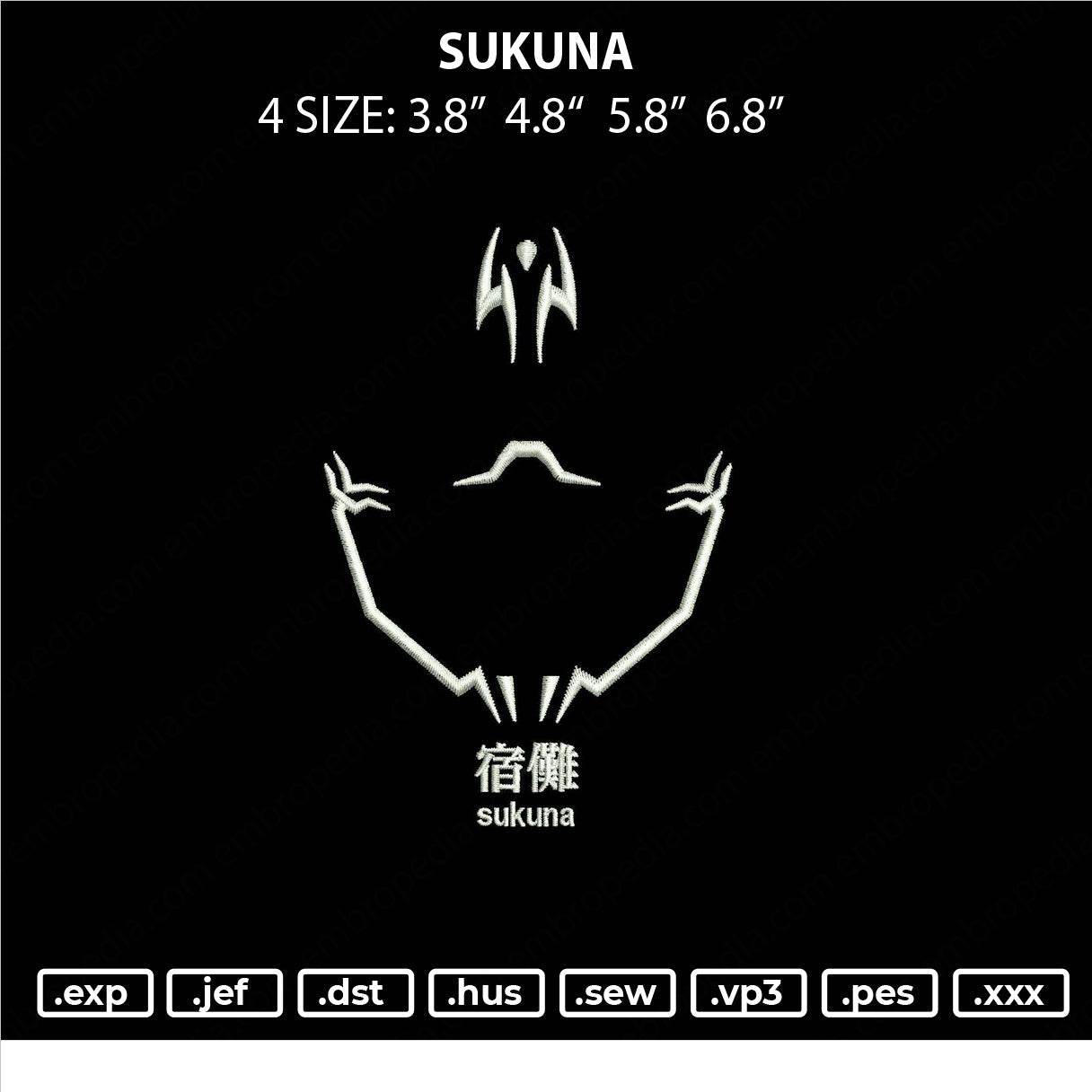 Sukuna Line Embroidery