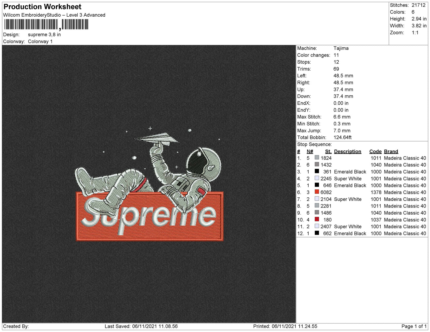 Supreme Embroidery