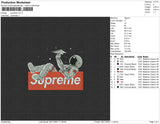 Supreme astronaut Embroidery