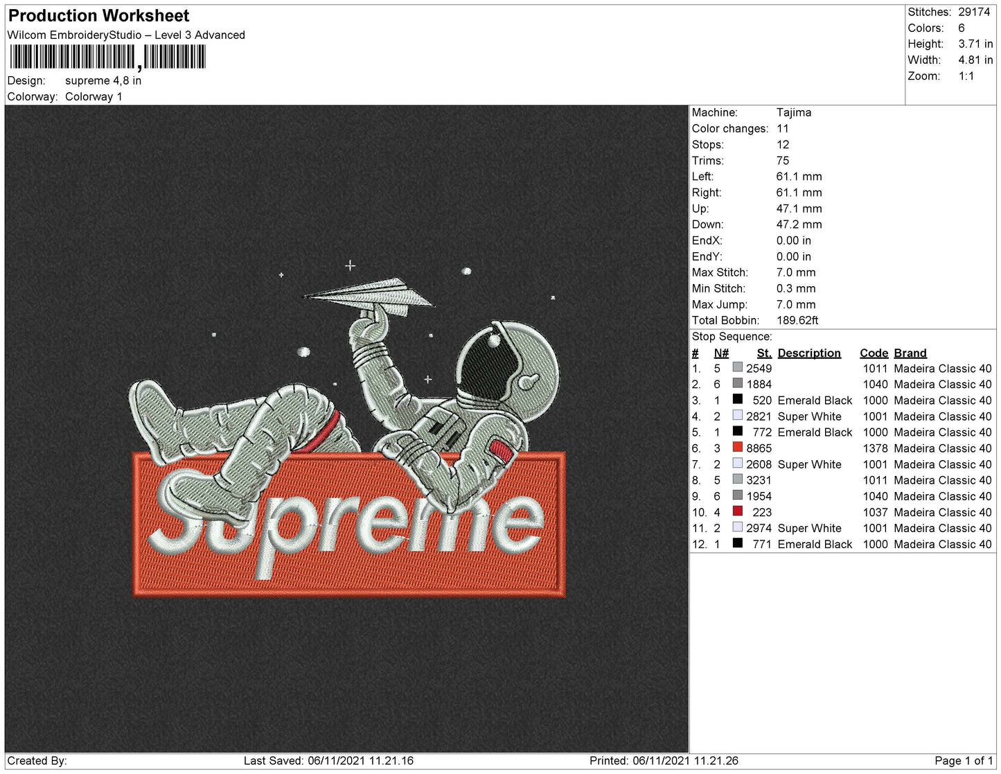 Supreme Embroidery