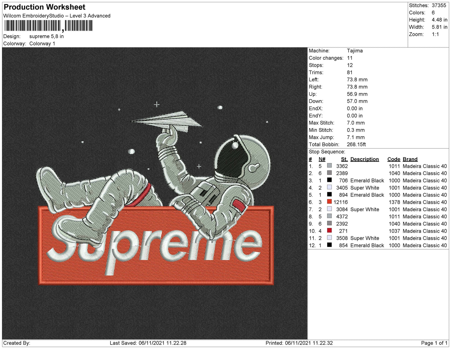 Supreme Embroidery