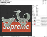 Supreme astronaut Embroidery