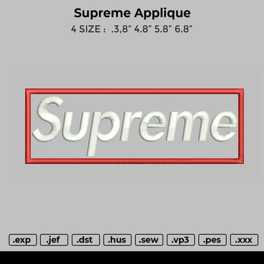 Supreme Applique