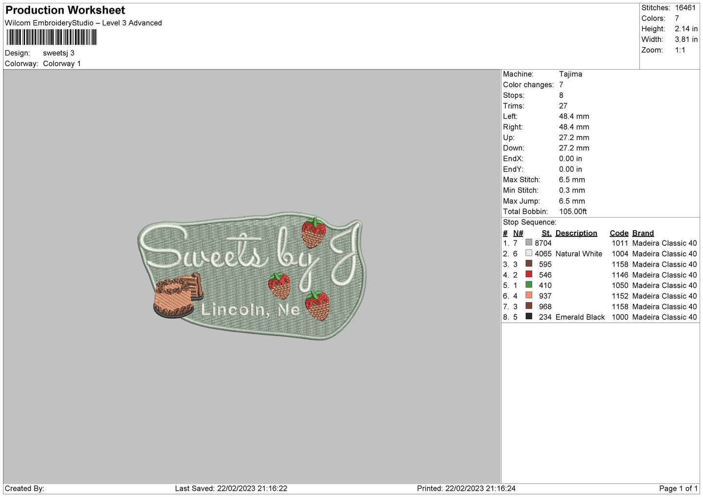 Sweetsj Embroidery File 6 sizes