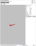 Small Swoosh Embroidery