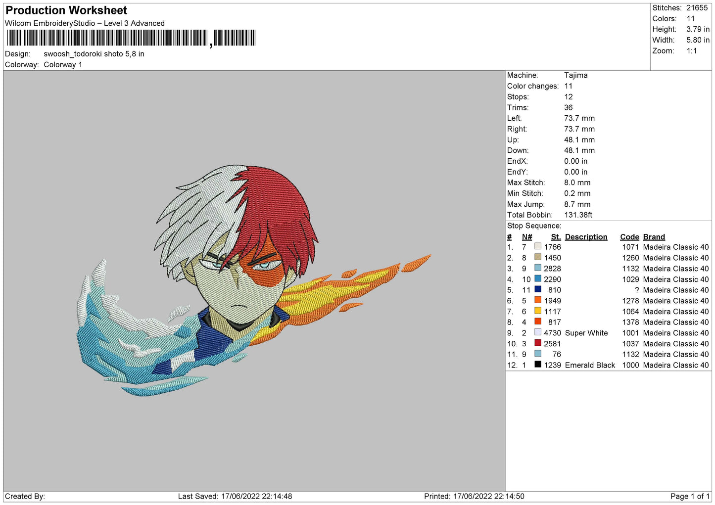Swoosh Todoroki Shoto