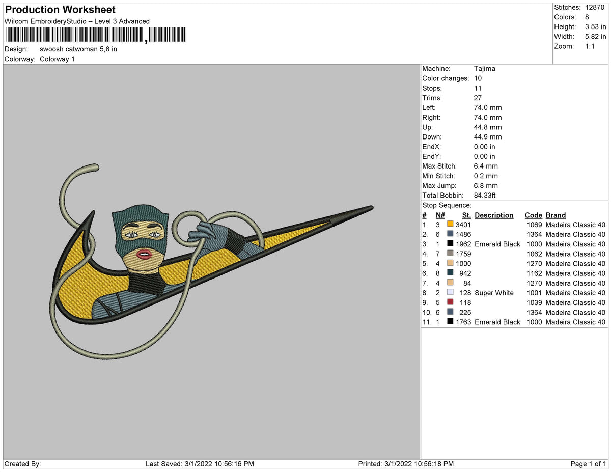 swoosh catwoman
