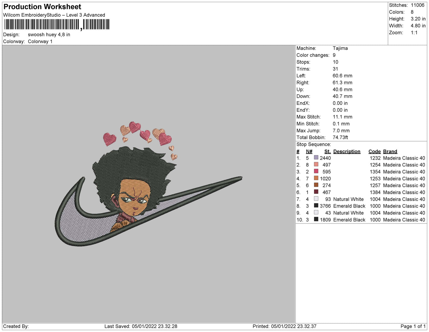 Swoosh Huey
